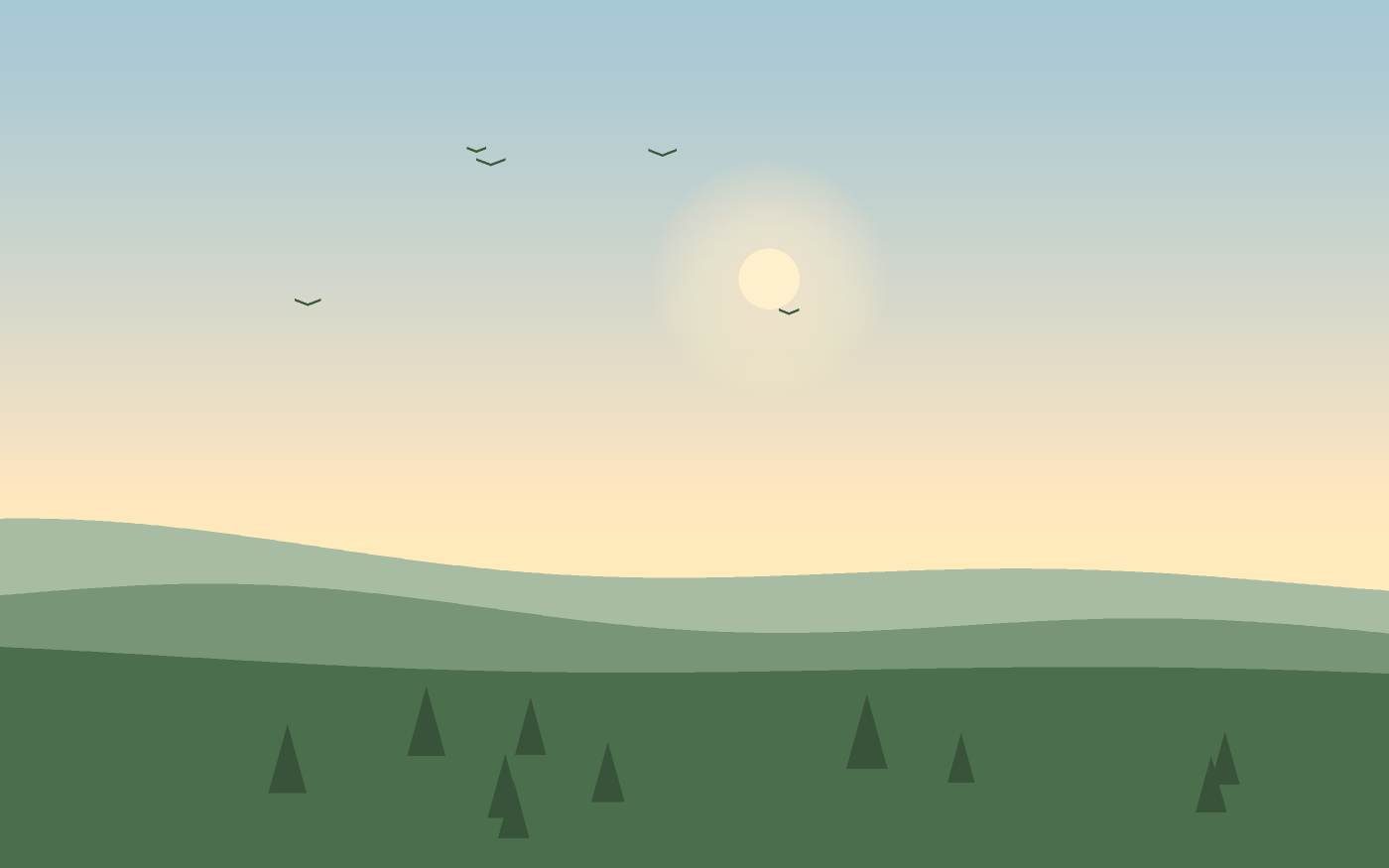 Landschaftsillustration