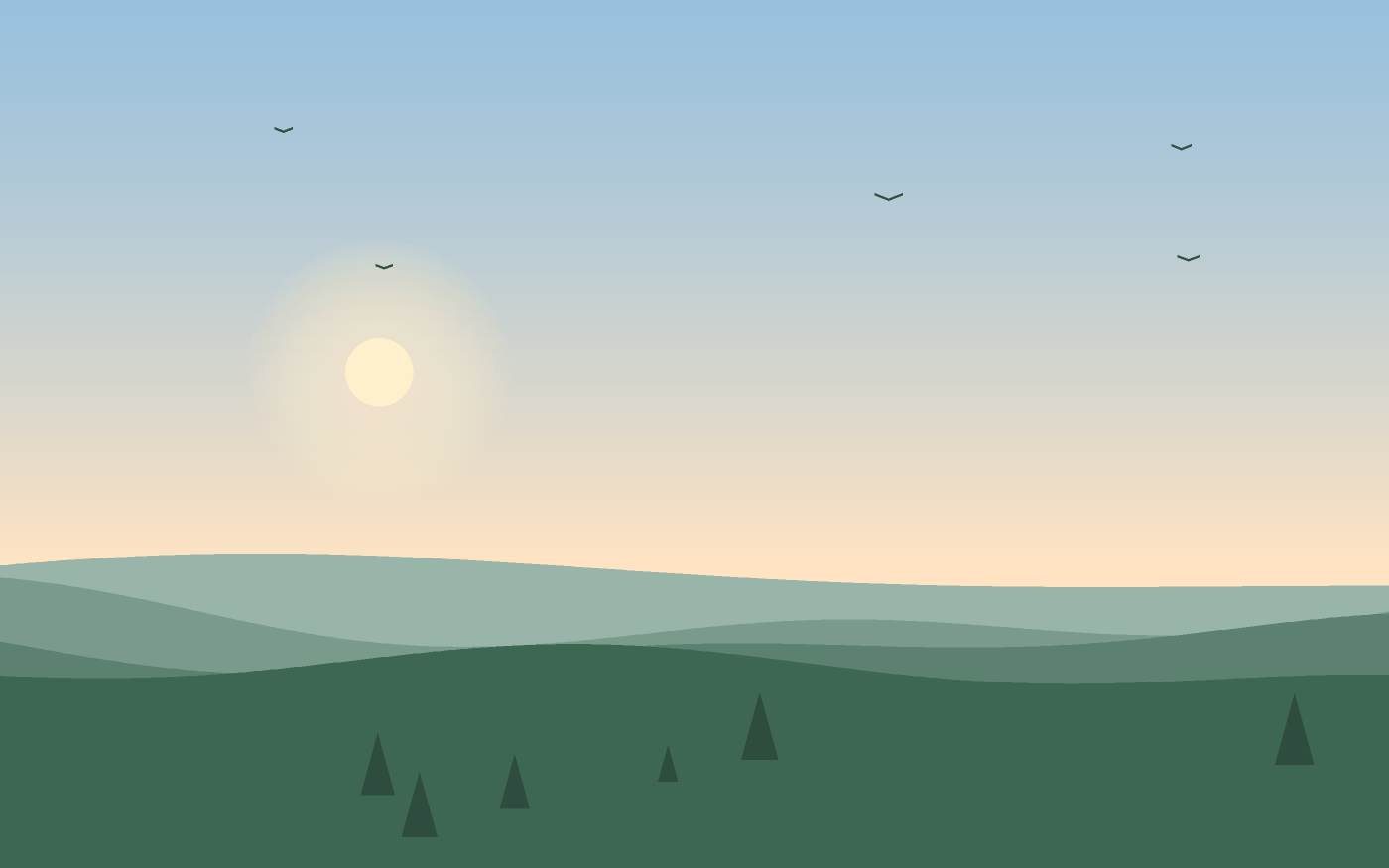 Ilustrace krajiny