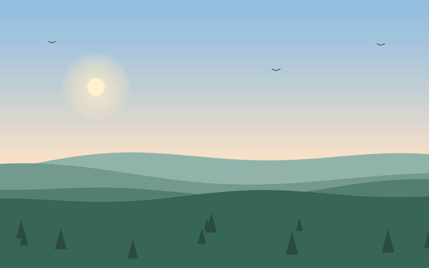 Ilustración de un paisaje