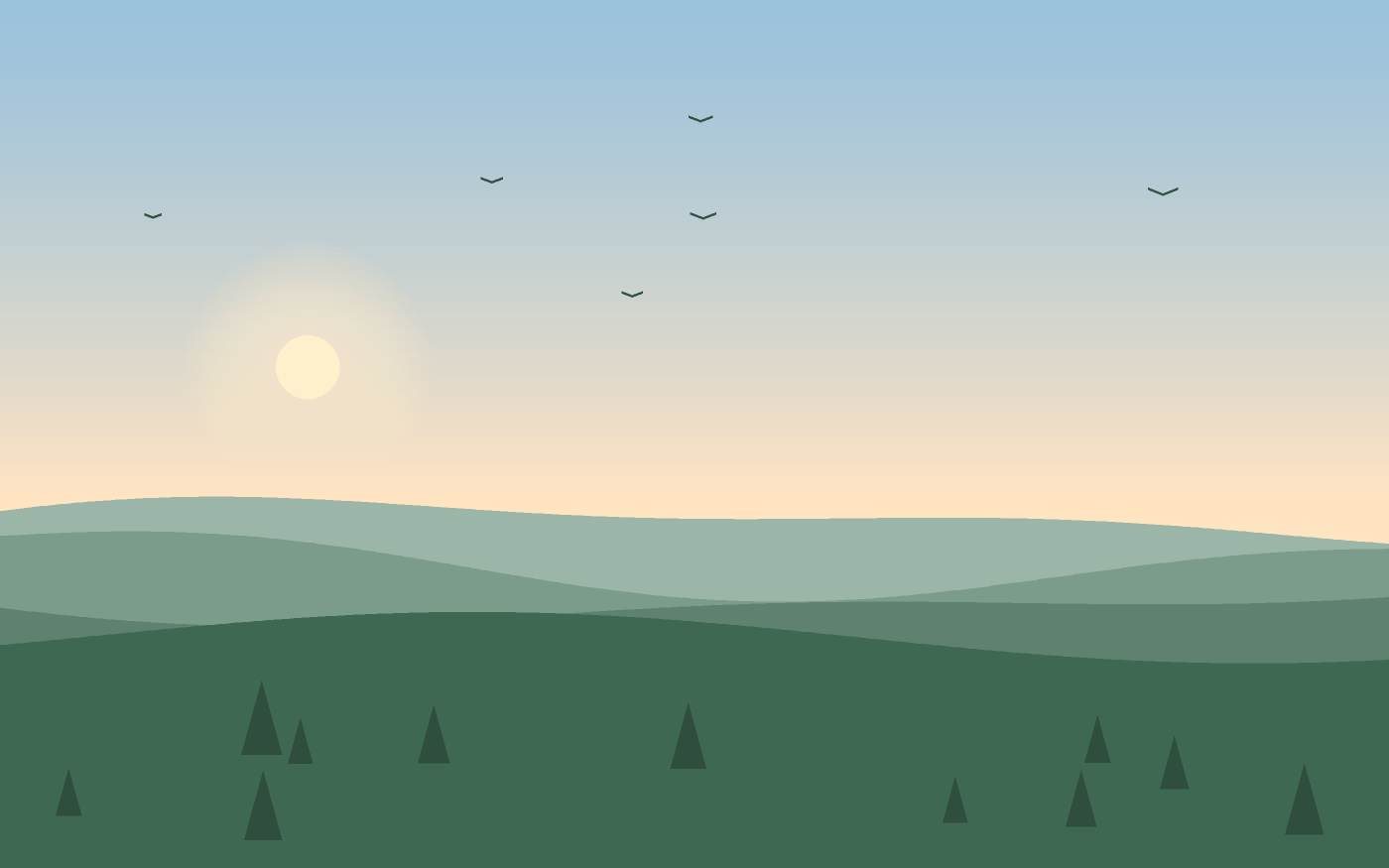 Ilustracja krajobrazu